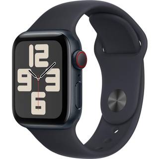 Apple Watch SE (2023) GPS + Cellular 40mm Aluminium case med midnight sports band M/L