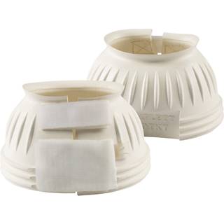 Horze No Turn Overreach gummiklokkest?vler til heste - Hvid - M