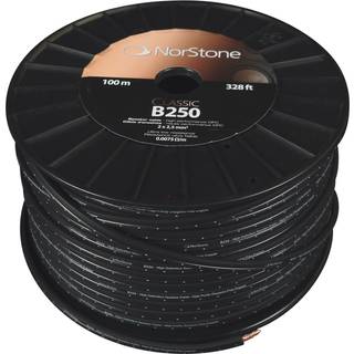 NorStone B250 Højttalerkabel (2 x 2.5mm2) Sort 100 m