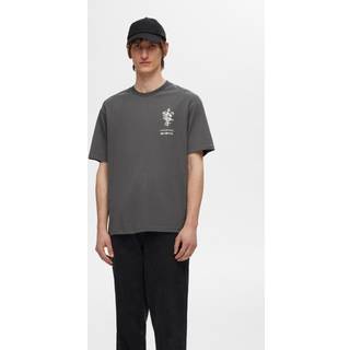 SLHLOOSEALP PRINT SS O-NECK TEE