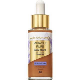 Max Factor Miracle Pure 2in1 Skin Reset Serum Foundation 90-95 Deep