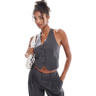 Only - Grå - Onlsulajma Life S/L Fit Vest Cc Tlr - EU 38