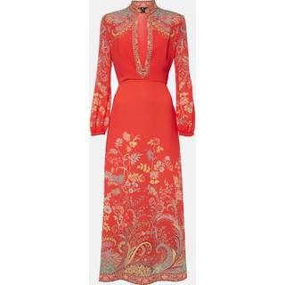 Etro Printed midi dress - red - XL