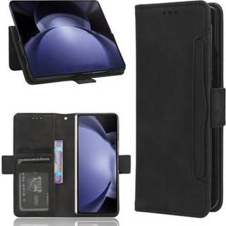 Samsung Galaxy Z Fold6 Pung Cover med Kortholder - Sort