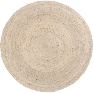 Dixie Elin tæppe natural grey Ø125 cm