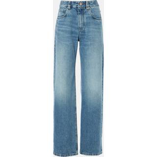 Brunello Cucinelli High-rise straight jeans - blue - M