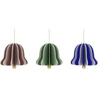 OYOY Christmas Bell juleophæng 3 dele Nutmeg-green-blue