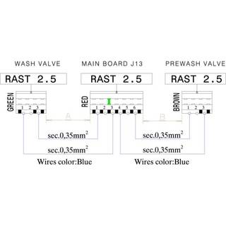 Electrolux sele, ventil, PCB, J10 1085413019