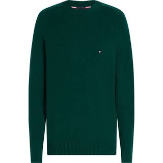 Lambswool Crew Neck Pullover, Ornamental Green Heather, M