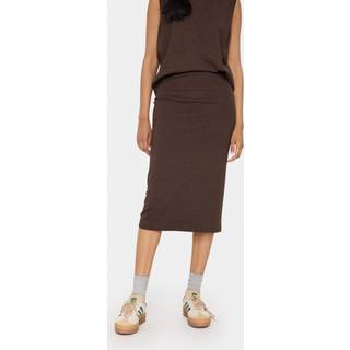 Saint Tropez Milasz Skirt Nederdele 30513421 Dark Oak Melange (XXLARGE)