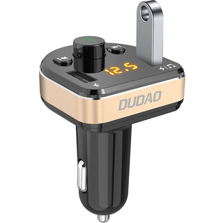Dudao Bluetooth FM-sender med 2xUSB 3.1 A