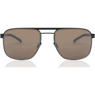 Mykita Eli Polarized 363 52 Solbriller Mænd Black - Black - 52mm