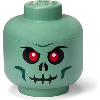 LEGO Storage head, small - Green Skeleton