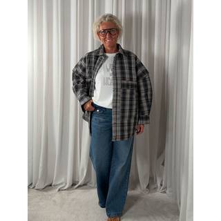 Rabens Saloner Sevara Jakker W23332107 Grey Check (S/M)