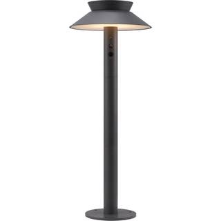 Nordlux justina solar sort soldrevet bedlampe