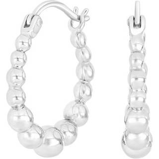 Nordahl Jewellery - MAMBO52 creoler i sølv m. kugler
