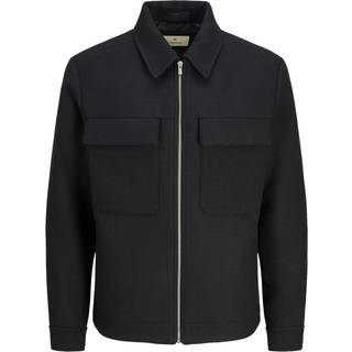 Blurussel Wool Blend Jakke, Black, XL