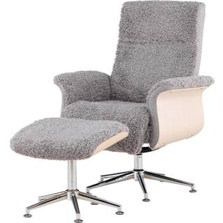 Venture Design Hagön stol Brun Inkl. fodskammel