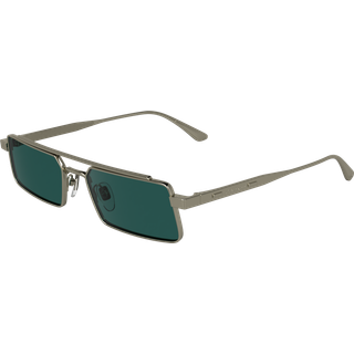 Calvin Klein Unisex CK24111S 716 Solbriller Metal Guld Firkantet Normal