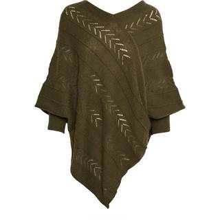 Cream CRHoliday Poncho - Grøn - Str ONE - Damer
