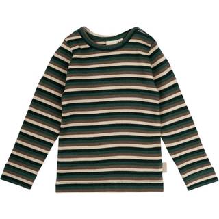 Petit Piao Emerald Green Multi Stribet T-shirt
