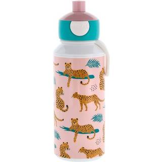 Campus Pop-Up Drikkeflaske, Leopard, 400 ml