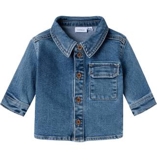 NAME IT Denim Skjorte Knud Dark Blue Denim