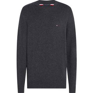 Lambswool Crew Neck Pullover, Dark Grey Heather, S