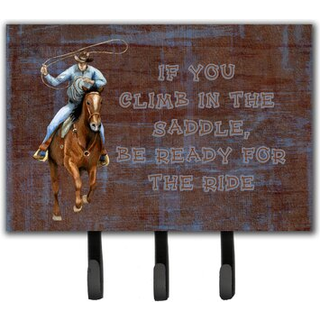 """" Caroline's Treasures SB3061th68 Roper Horse Hvis du klatrer i sadlen, skal du v?re klar til turen snor eller n?gleholder stor multicolor """"