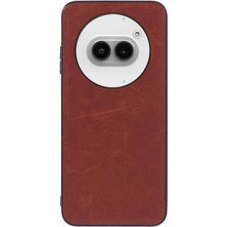 EIDERWOOD Nothing Phone (2a) / (2a) Plus Kunstlæder Cover m. Fleksibel Plastik Kanter - Brun