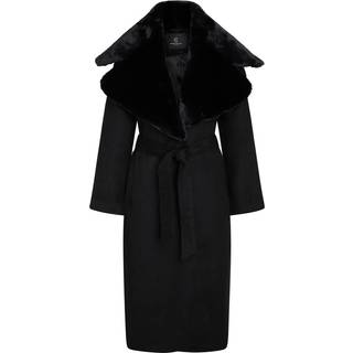 Bruuns Bazaar Women Catarinabbfurra Coat Jakker Bbw4109 Black (34)