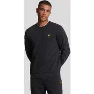 Lyle Scott Jumper Tape Crew Neck, sort