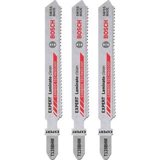 BOSCH Sæt af 3 stiksavsklinger EXPERT Laminate Clean T128BHM, 92 mm