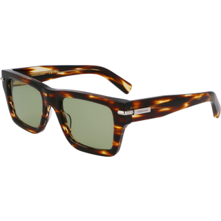 Ferragamo Mand SF2033S 216 Solbriller Acetat Brun Firkantet Normal