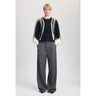Gestuz Safigz Cardigan Strik 10909538 Black/Grey Multi (LARGE)