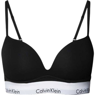 Calvin Klein Plunge Push Up Bra - Black - B 80