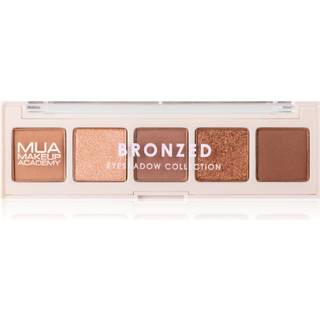 MUA Makeup Academy Professional 5 Shade Palette Øjenskygge palette Skygge Bronzed 3,8 g - 3,8 g