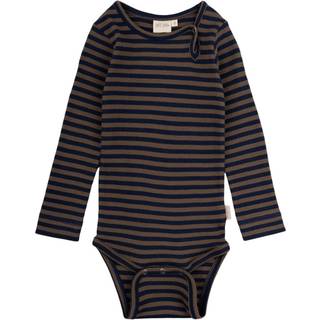 Petit Piao Chocolate Brown/indigo Plum Stribet Body Modal