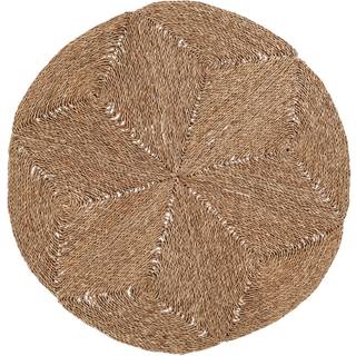 Dixie Esther Star Tæppe 120 Cm Naturligt - Jutemtæpper Søgræs Natural - 45149