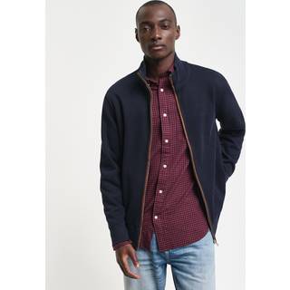 GANT Sacker Rib Full Zip Evening Blue