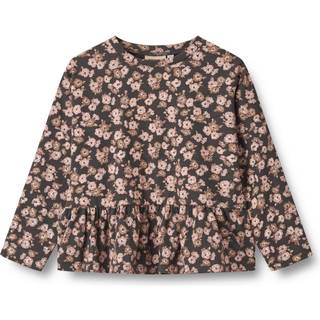 Wheat Langærmet t-shirt Sort 140 cm  Sort  140 cm  kvinde