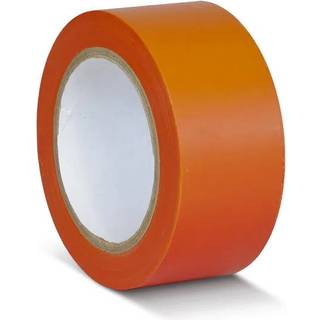 Gulvmarkeringstape - Orange / 50mm x 33meter