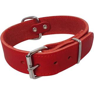 Halsbånd TABIL ekstra bredt - Rød - 55 cm (43-51 cm), 40 mm