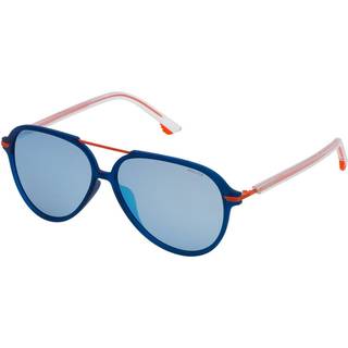 Police SPL582M Z80X 58 Solbriller Mænd Blue - Matte Transparent Blue - 58mm