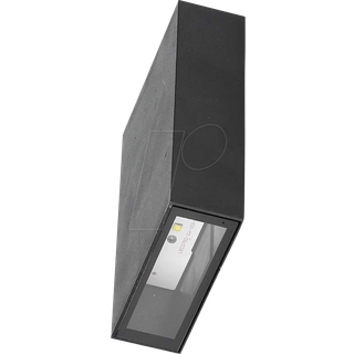 4W LED væglampe - 6400K, sort - Kulør : Kold
