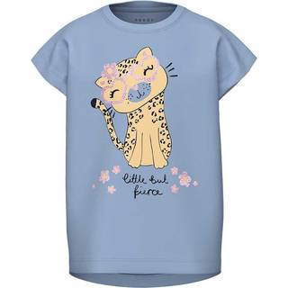Name It Chambray Blue Little But Fierce Top - Str. 3y 98cm
