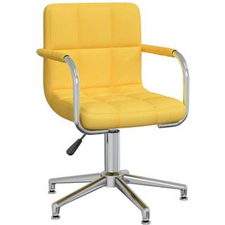 Drejelig Kontorstol Stof - sennepsgul