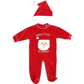 Bare kærlighed 3801-6-9m babyovertræk Santa Face 6-9 måneder