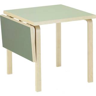 Artek Aalto Dl81c Bord Forlængelig Pistachio / t - Spisebord & Barbord Linoleum Olivengrøn - 28306085
