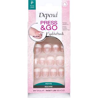 Depend Press & Go French Look Pink Shimmer Petite